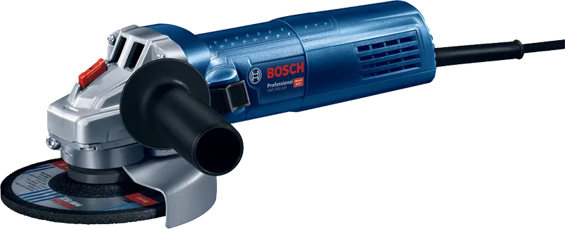 Bosch GWS 900-100 Angle Grinder | 900W Motor | 11,000 rpm speed| 100mm disc| 1 Year Warranty