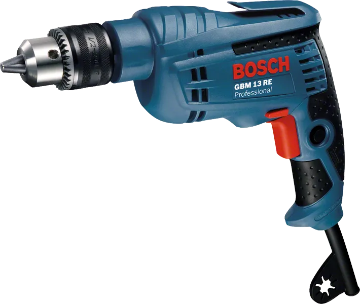 Bosch GBM 13 RE Drilling Machine with 600W power | 2,600 rpm | 13mm chuck capacity | 1 Year Warranty