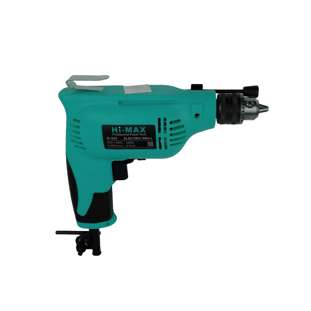 HI-MAX IC 25 6.5mm Drill Machine with 280W motor | 4500 RPM | Forward/Reverse function