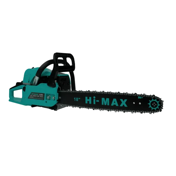 HI-MAX IC-058A Chain Saw with 58CC petrol engine | 2400W input power | 450MM (18-inch) bar | 3000 RPM speed