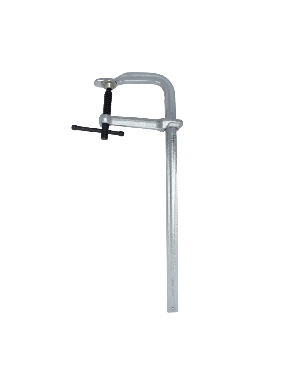 Taparia F Clamp made from high-grade steel | hardened and tempered body | steel slide rail | I-section frame | swivel head
