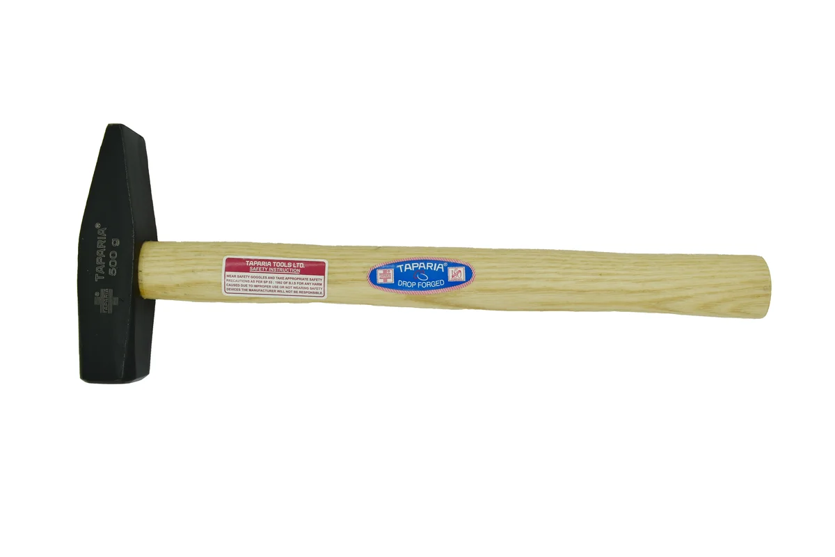 Taparia Machinist Hammer made from drop-forged high-grade carbon steel with heat-treated striking surfaces | rust-resistant finish