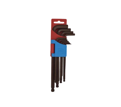Taparia KBHI 10L Long Ball Point Allen Key Set with 10 inch sizes | Made from special-grade alloy steel | Heat treated for strength | Rust resistant