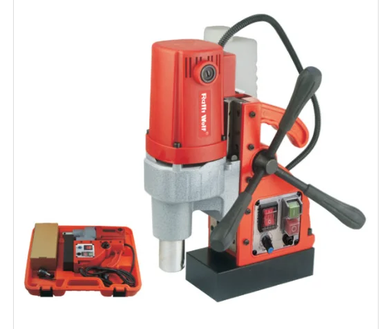 Ralli Wolf MEGA 42 Magnetic Drill Machine | 1400W input power | 12000N magnetic force | Variable speed of 100β700 RPM | 42mm drilling capacity